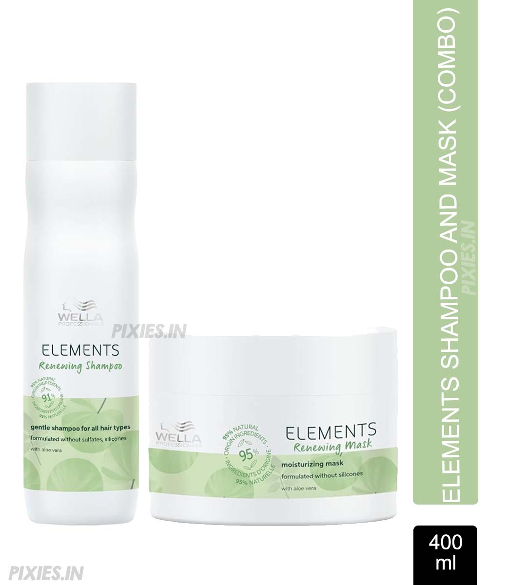 Wella Professionals Elements Shampoo and Mask Regime for Chemically Treated Hair (250ml + 150ml)