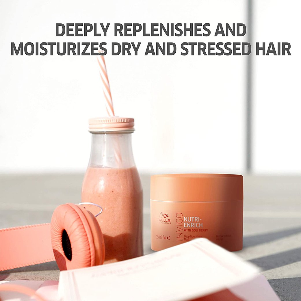 Wella Professionals INVIGO Nutri Enrich Deep Nourishing Shampoo & Mask For Dry And Damaged Hair (250ml + 150ml)